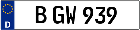 Truck License Plate